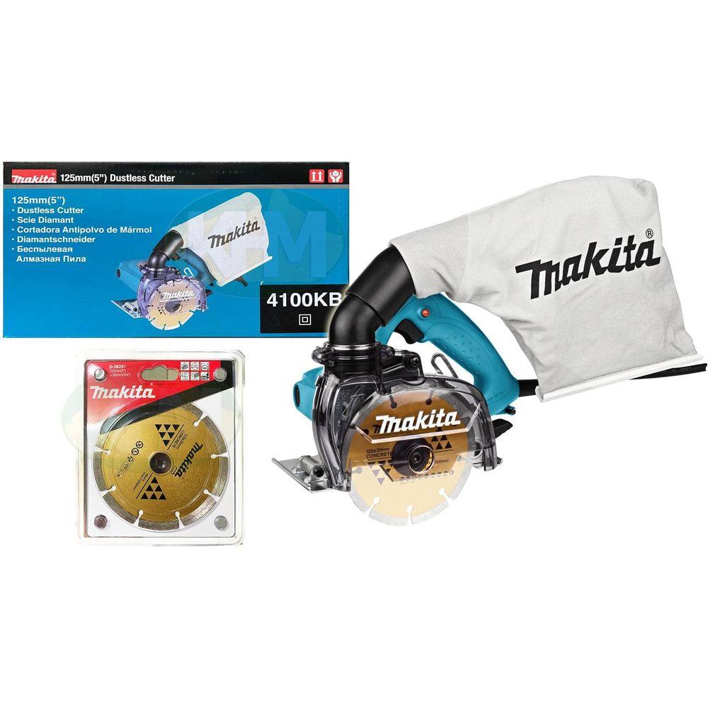 Makita 4100KB Concrete Cutter with Dust Extraction 5" 1,400W (Dustless Cutter) - KHM Megatools Corp.