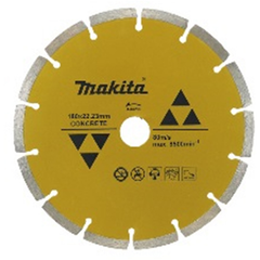 Makita D-44286 Diamond Cut Off Wheel 7" Segmented (Dry) | Makita by KHM Megatools Corp.