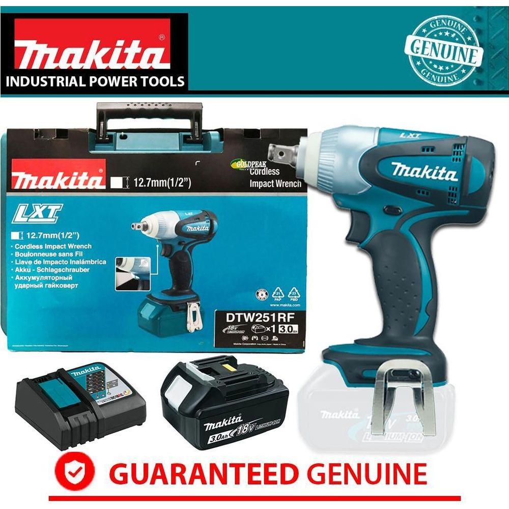 Makita DTW251RF 18V Cordless Impact Wrench (LXT-Series) - Goldpeak Tools PH Makita