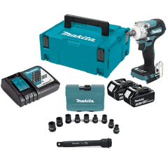 Makita DTW300FJX3 18V Cordless Brushless Impact Wrench (LXT-Series) [Kit] - KHM Megatools Corp.