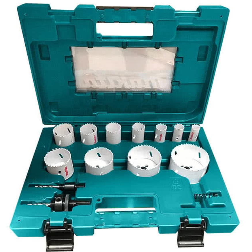Makita D-63971 Bi-Metal Hole Saw Drill Bit Plumber Tool Set 14Pcs | Makita by KHM Megatools Corp.