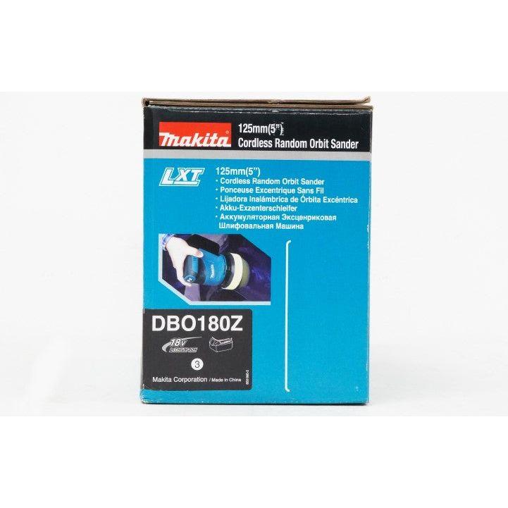 Makita DBO180Z 18V Cordless Random Orbit Sander (LXT-Series) [Bare] | Makita by KHM Megatools Corp.