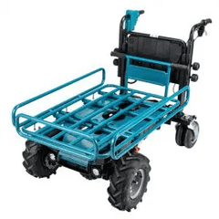 Makita DCU604Z 36V Cordless Wheel barrow / Pipe Frame Carrier 300kg (LXT) [Bare] - KHM Megatools Corp.